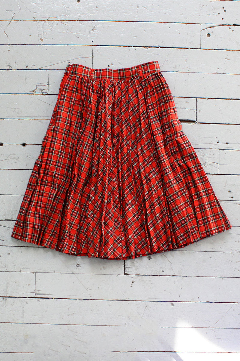Top Ten Tartan Skirt XS