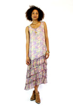 ruffled sheer dress S/M