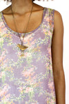 ruffled sheer dress S/M