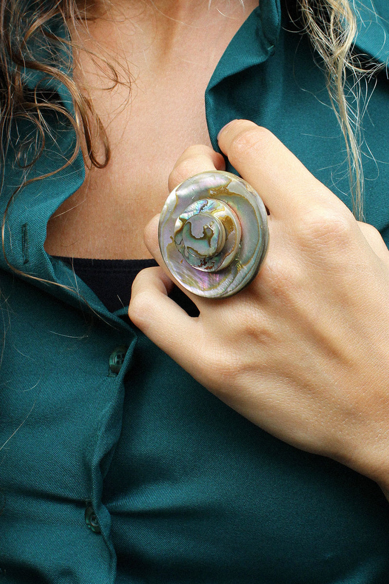 Shell Statement Ring