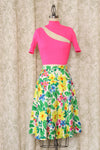 Spring Silk Yoke Skirt XS