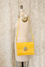 Canary Yellow Leather Bag