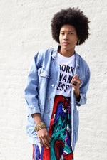 Sergio Valente Long Denim Jacket S/M