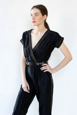 Champ Satin Wrap Jumpsuit S/M
