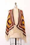 Granny Crochet Fringe Shawl