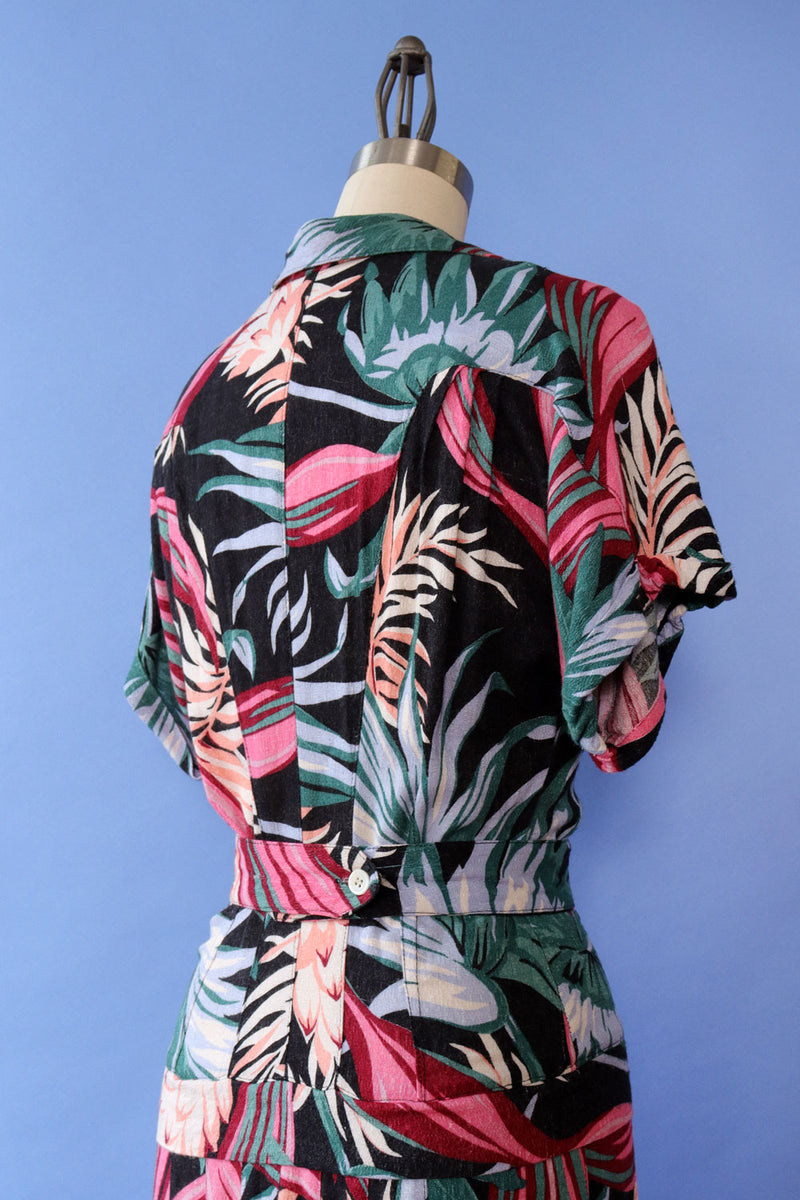 Karen Alexander Lost in the Tropics Flare Dress XS/S