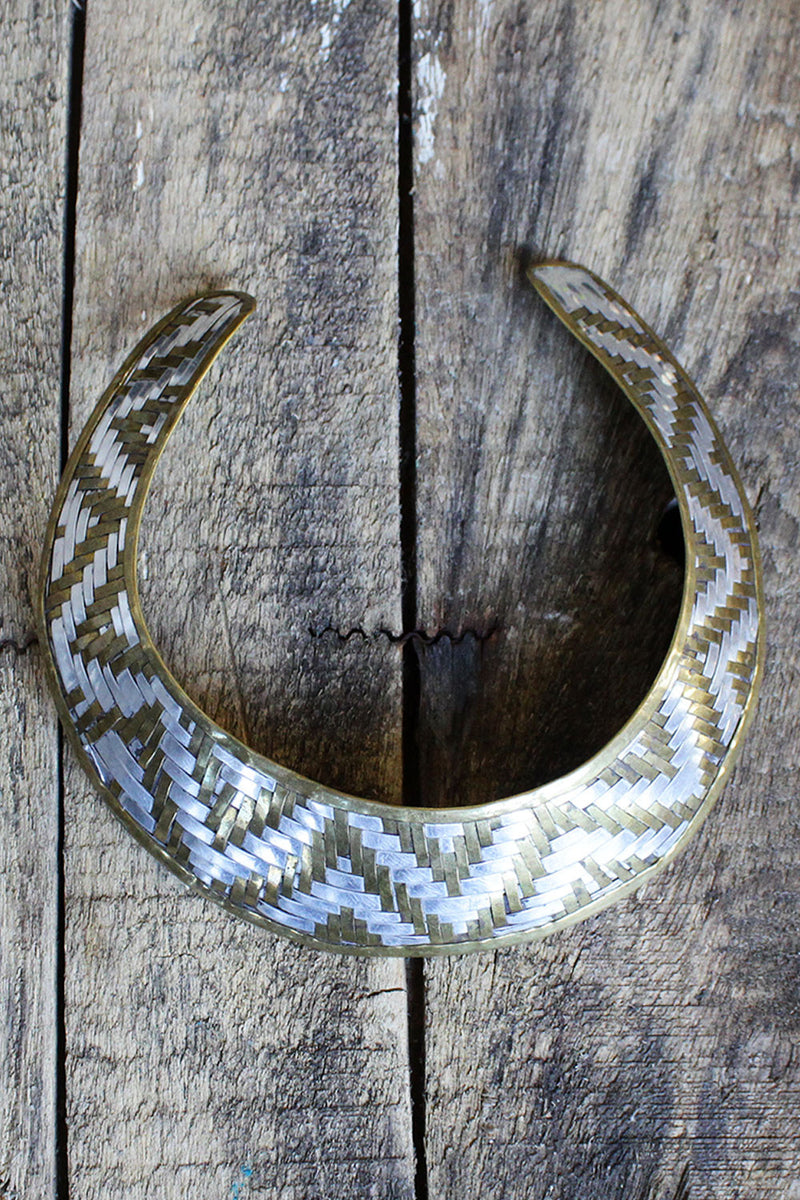 Woven Mix Metal Choker