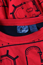 Blueprint Puffy Quilted Sweatshirt S/M