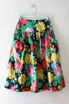 Baroque Floral Full Skirt XS