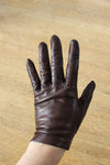 Carob Leather Gloves