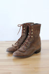 Laredo Sepia Kiltie Boots 7