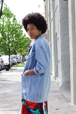 Sergio Valente Long Denim Jacket S/M