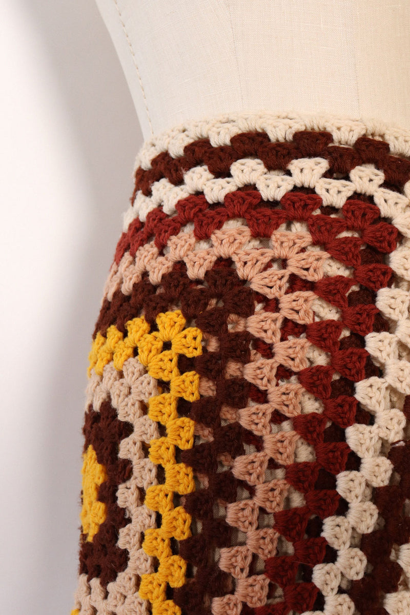 Granny Crochet Fringe Shawl