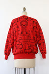 Blueprint Puffy Quilted Sweatshirt S/M
