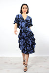 Barbara Ruffle Silhouette Dress S
