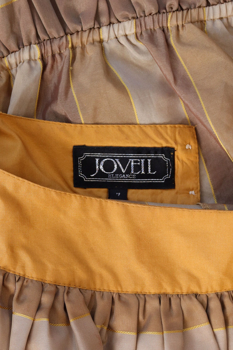 Joveil Golden Ruffle Blouse XS-M