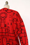 Blueprint Puffy Quilted Sweatshirt S/M