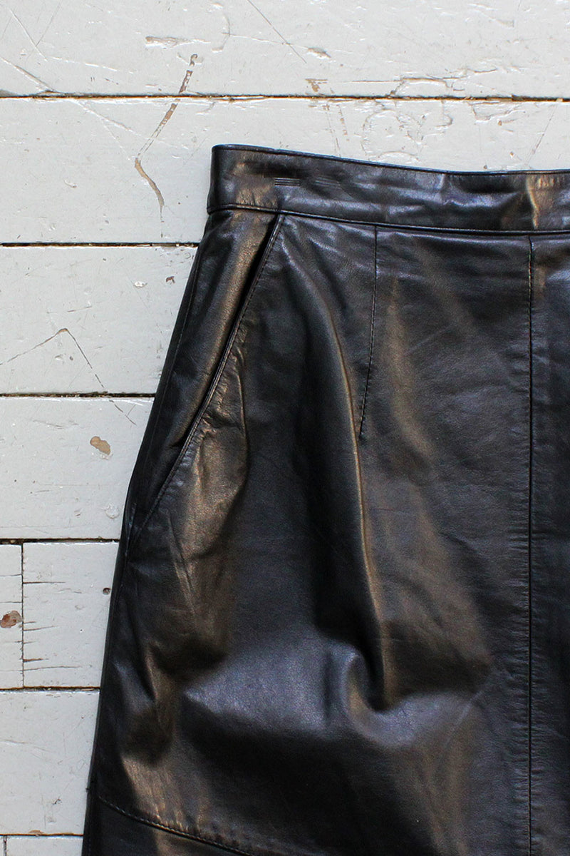 Nappa Leather Pencil Skirt S/M