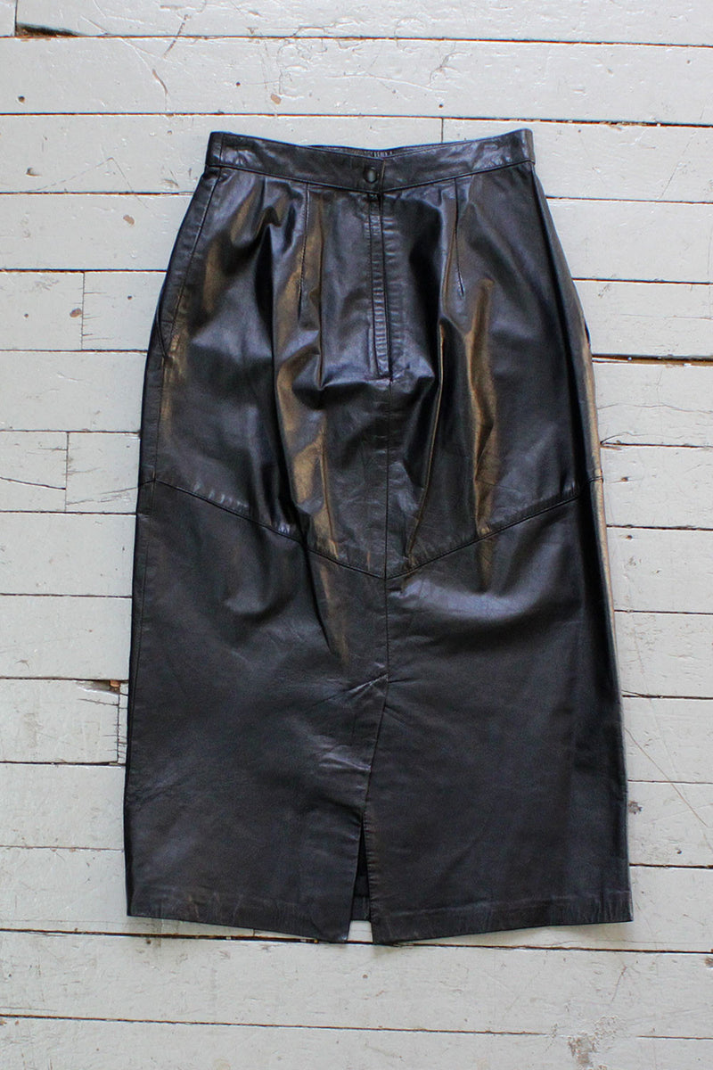 Nappa Leather Pencil Skirt S/M