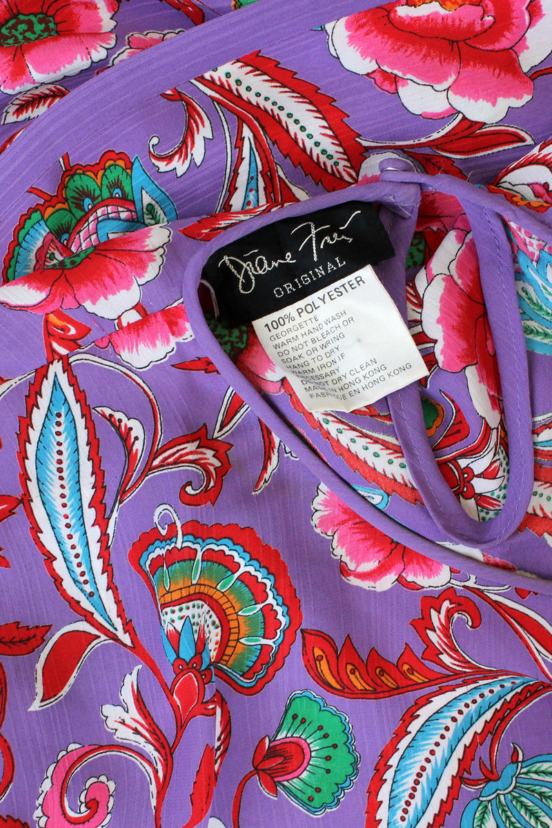 Diane Freis Balloon Sleeve Blouse M/L
