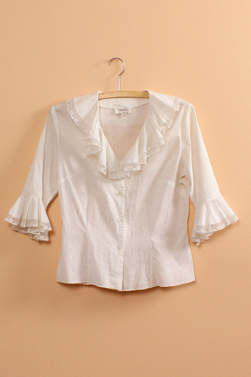 Winnie Ruffle Blouse S