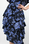 Barbara Ruffle Silhouette Dress S