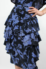 Barbara Ruffle Silhouette Dress S