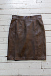 Akris Buttery Leather Skirt M