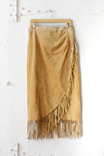 Desperado Suede Fringe Skirt M/L