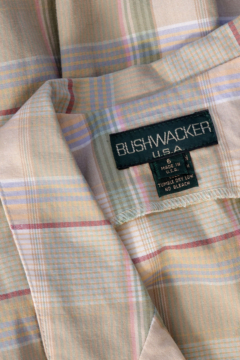 Bushwacker Sage Plaid Frontier Dress S/M