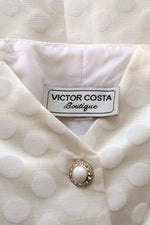 Victor Costa Polka Power Dress M