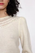 Snow White Puff Sweater M/L