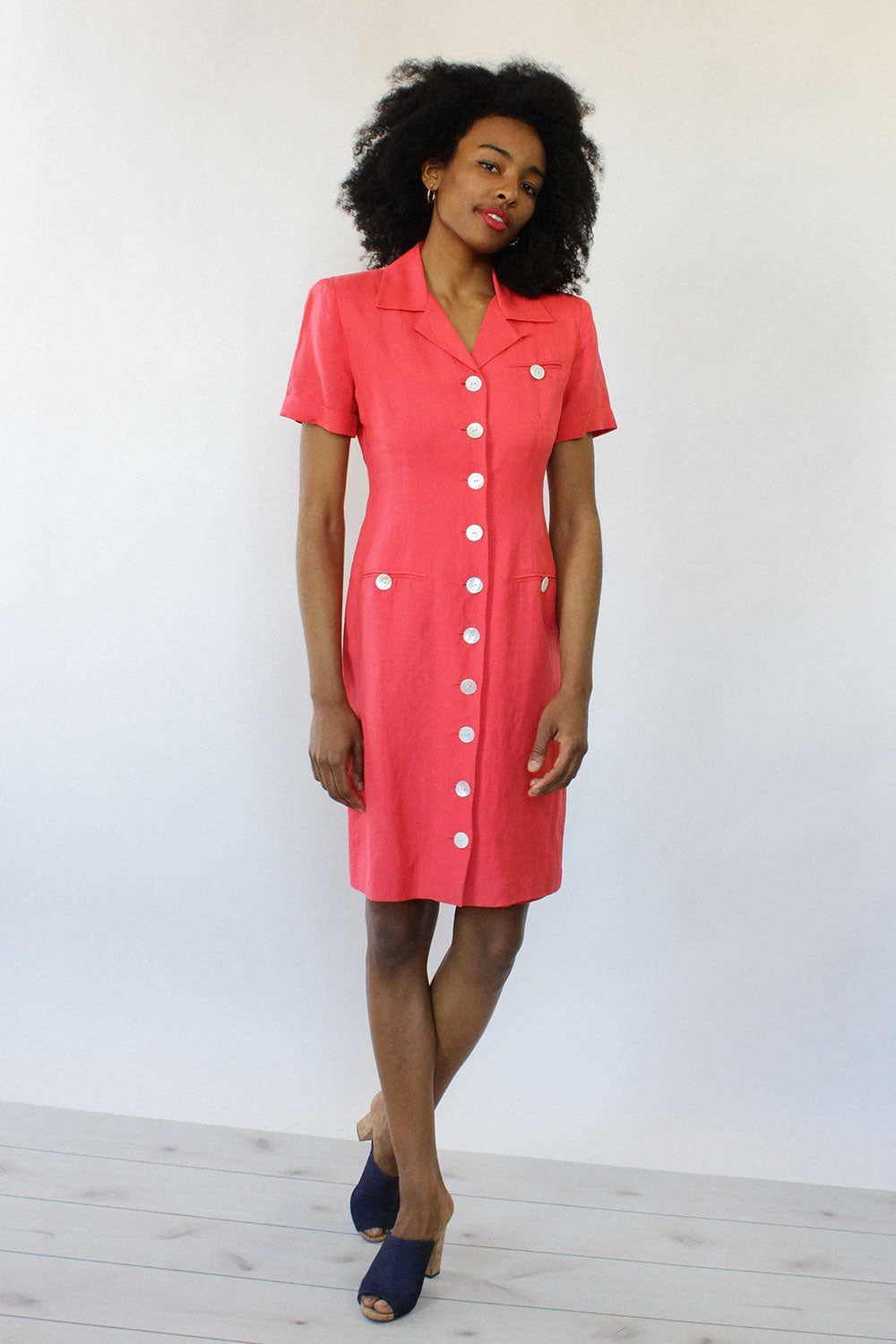 Jessica Coral Dress S/M – OMNIA