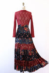 Patchwork Velvet Dancing Skirt L/XL