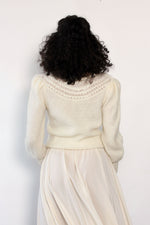 Snow White Puff Sweater M/L