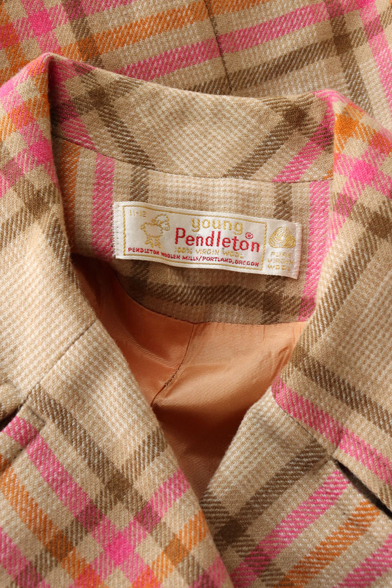 Pendleton Plaid Spring Suit S-S/M
