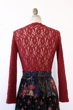 Merlot Lace Bodysuit M/L