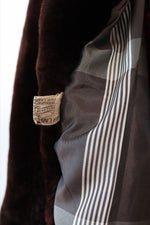 Espresso Shearling Short Coat M/L