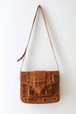 Textural Tab Satchel Purse