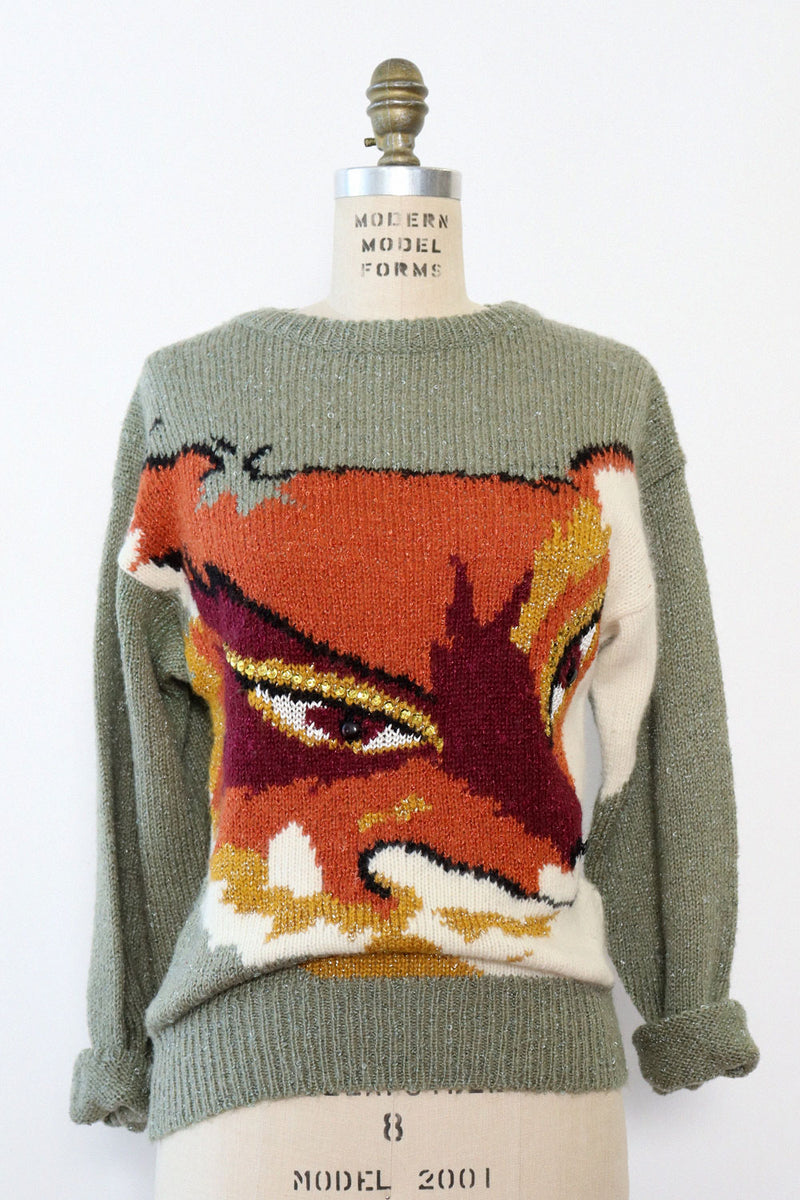Foxy Sequin Sweater S/M