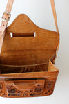 Textural Tab Satchel Purse