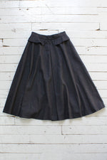 Charcoal Claiborne Full Skirt M