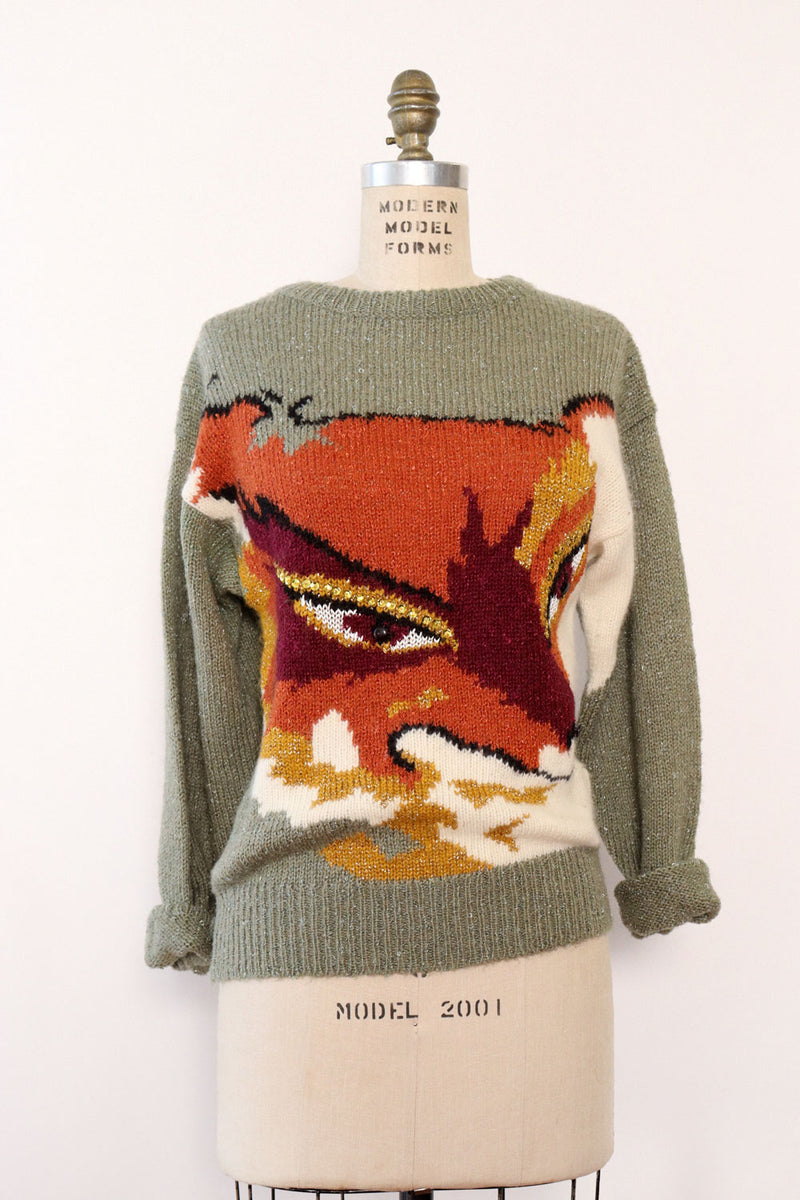 Foxy Sequin Sweater S/M