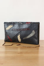 Varon Snakeskin Applique Bag