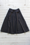 Charcoal Claiborne Full Skirt M