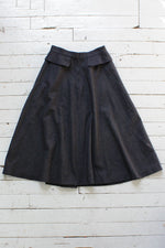 Charcoal Claiborne Full Skirt M
