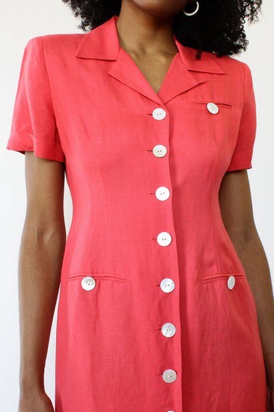 Jessica Coral Dress S/M – OMNIA