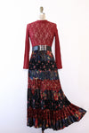 Patchwork Velvet Dancing Skirt L/XL