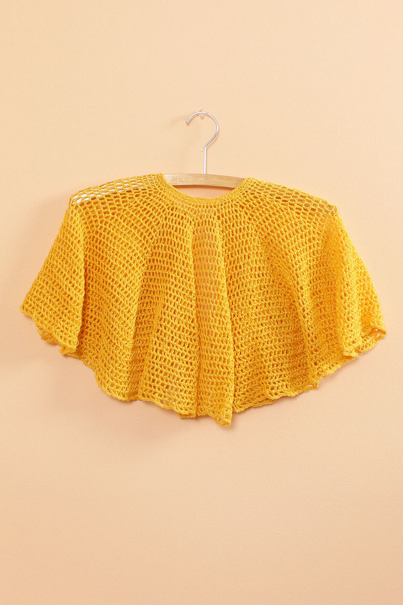 Marigold Crochet Cape