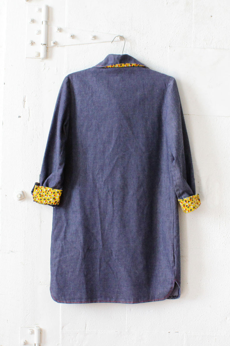Sun Drop Denim Shirtdress S/M